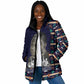 Kwame Nkrumah Padded Jacket Ghana Pan-African Print Design Portrait and Anti-Colonial Legacy Tribute - African Pride