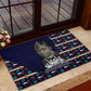 Kwame Nkrumah Rubber Doormat Ghana Pan-African Print Design Portrait and Anti-Colonial Legacy Tribute - African Pride
