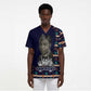 Kwame Nkrumah Scrub Top Ghana Pan-African Print Design Portrait and Anti-Colonial Legacy Tribute - African Pride