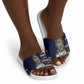 Kwame Nkrumah Slide Sandals Ghana Pan-African Print Design Portrait and Anti-Colonial Legacy Tribute - African Pride