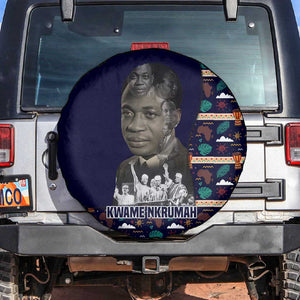 Kwame Nkrumah Spare Tire Cover Ghana Pan-African Print Design Portrait and Anti-Colonial Legacy Tribute - African Pride
