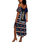 Kwame Nkrumah Summer Maxi Dress Ghana Pan-African Print Design Portrait and Anti-Colonial Legacy Tribute - African Pride