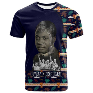 Kwame Nkrumah T shirt Ghana Pan-African Print Design Portrait and Anti-Colonial Legacy Tribute - African Pride