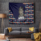Kwame Nkrumah Tapestry Ghana Pan-African Print Design Portrait and Anti-Colonial Legacy Tribute - African Pride