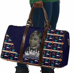 Kwame Nkrumah Travel Bag Ghana Pan-African Print Design Portrait and Anti-Colonial Legacy Tribute - African Pride