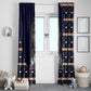 Kwame Nkrumah Window Curtain Ghana Pan-African Print Design Portrait and Anti-Colonial Legacy Tribute - African Pride