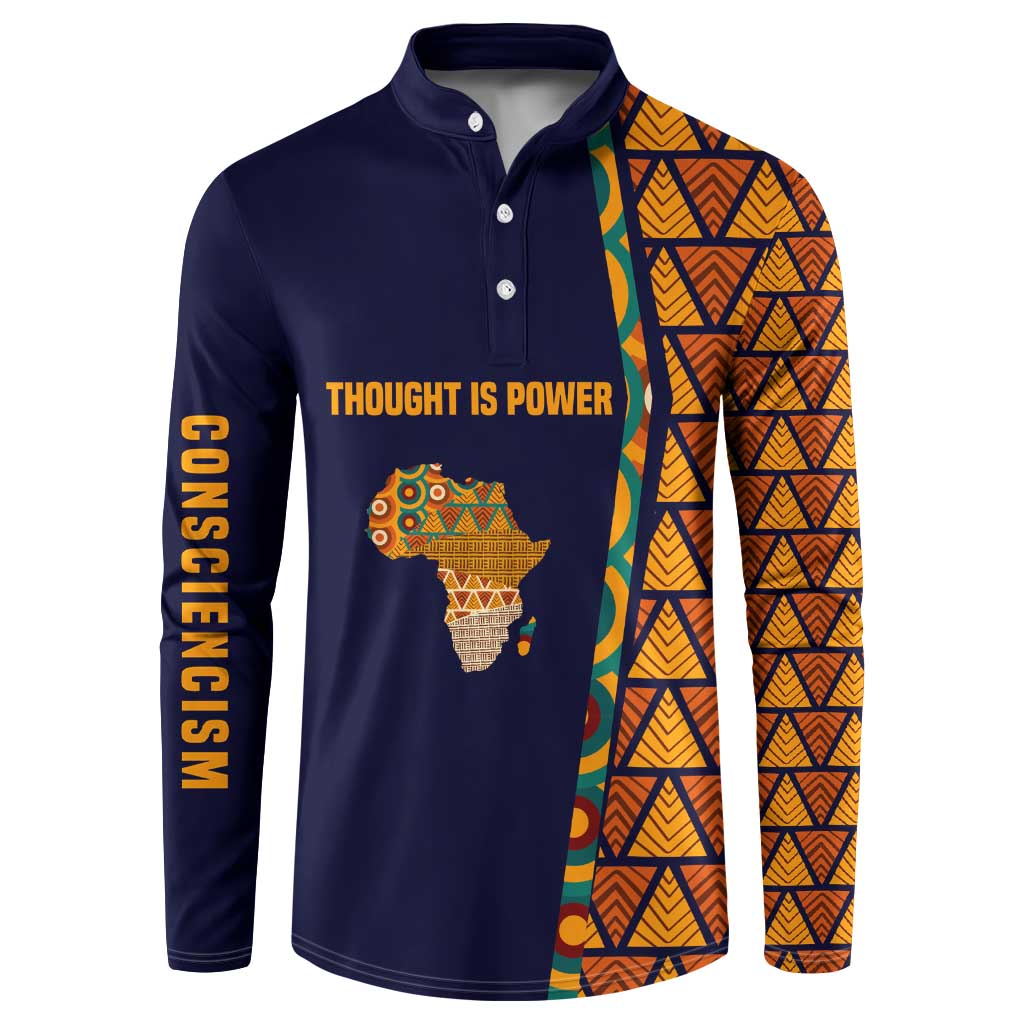 Kwame Nkrumah Ghana Button Sweatshirt African Map Pattern Design and Economic Freedom Quote Tribute