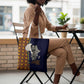 Kwame Nkrumah Ghana Tote Bag African Map Pattern Design and Economic Freedom Quote Tribute - African Pride