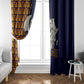 Kwame Nkrumah Ghana Window Curtain African Map Pattern Design and Economic Freedom Quote Tribute - African Pride