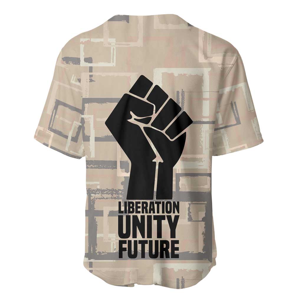 Kwame Nkrumah Baseball Jersey with Raised Fist Design and Independence Quote Ghana 1957 Tribute - African Pride