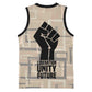 Kwame Nkrumah Basketball Jersey with Raised Fist Design and Independence Quote Ghana 1957 Tribute - African Pride