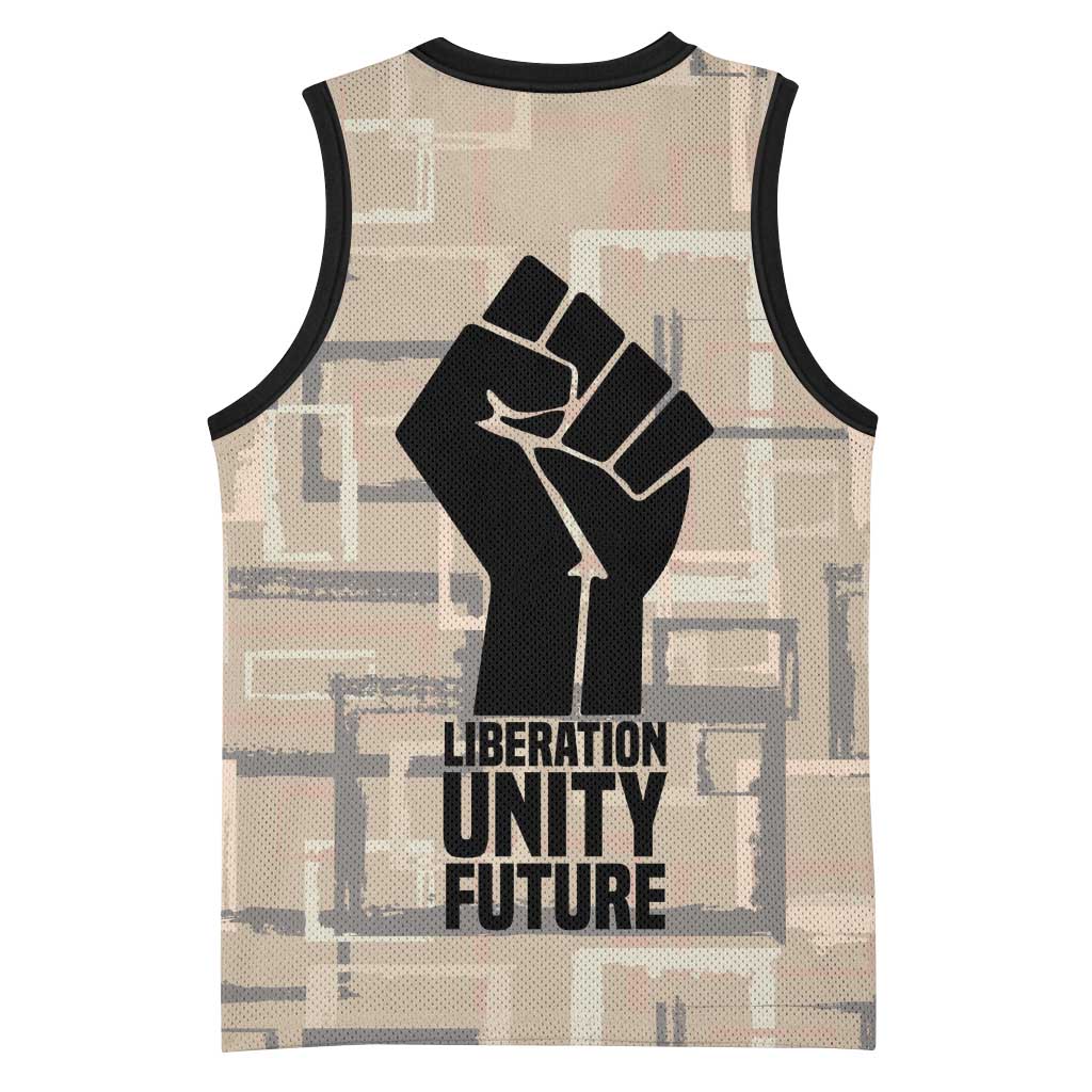 Kwame Nkrumah Basketball Jersey with Raised Fist Design and Independence Quote Ghana 1957 Tribute - African Pride