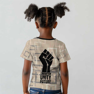 Kwame Nkrumah Kid T shirt with Raised Fist Design and Independence Quote Ghana 1957 Tribute - African Pride