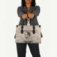 Kwame Nkrumah Leather Bag with Raised Fist Design and Independence Quote Ghana 1957 Tribute - African Pride