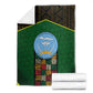 Mali Map Blanket Vulture in Gliding Flight - African Patterns Design