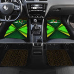 Mali Map Car Mats Vulture in Gliding Flight - African Patterns Design