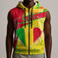 Mali in My Heart Sleeveless Zip Hoodie Map with National Flag Colors - African Pride