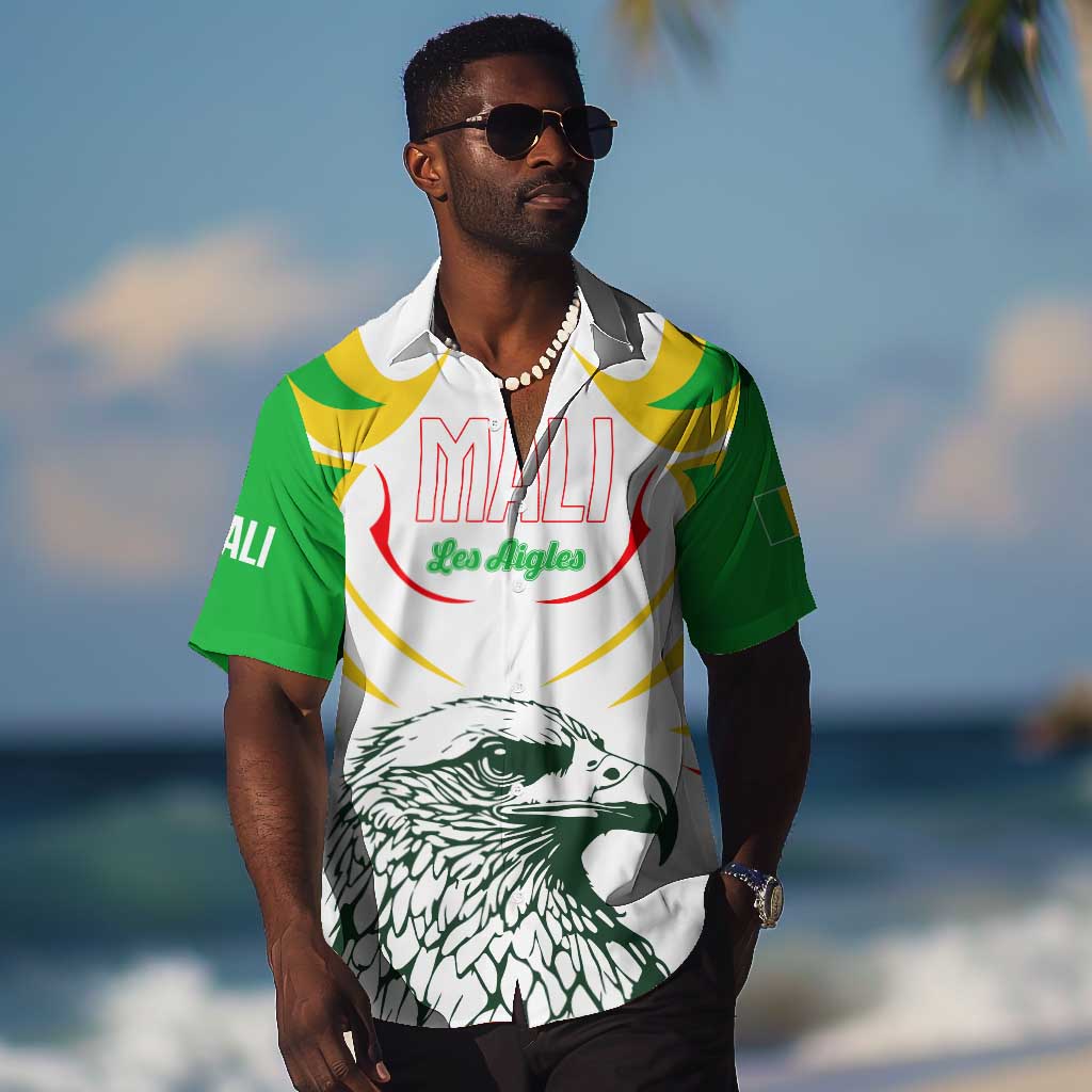 Mali Les Aigles Football Hawaiian Shirt Eagles Sporty Style
