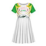 Mali Les Aigles Football Kid Short Sleeve Dress Eagles Sporty Style