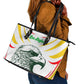 Mali Les Aigles Football Leather Tote Bag Eagles Sporty Style