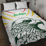 Mali Les Aigles Football Quilt Bed Set Eagles Sporty Style