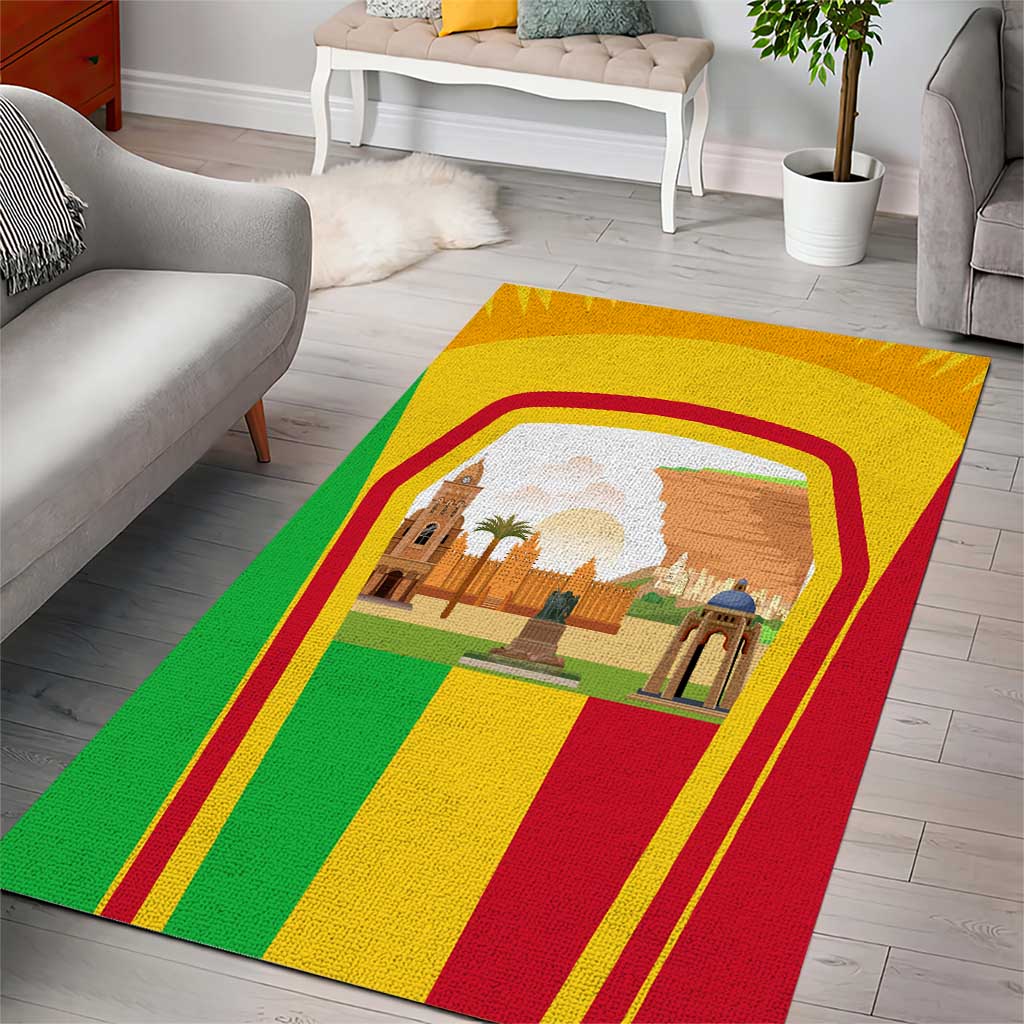 I Love Mali Area Rug Famous Tourist Destinations