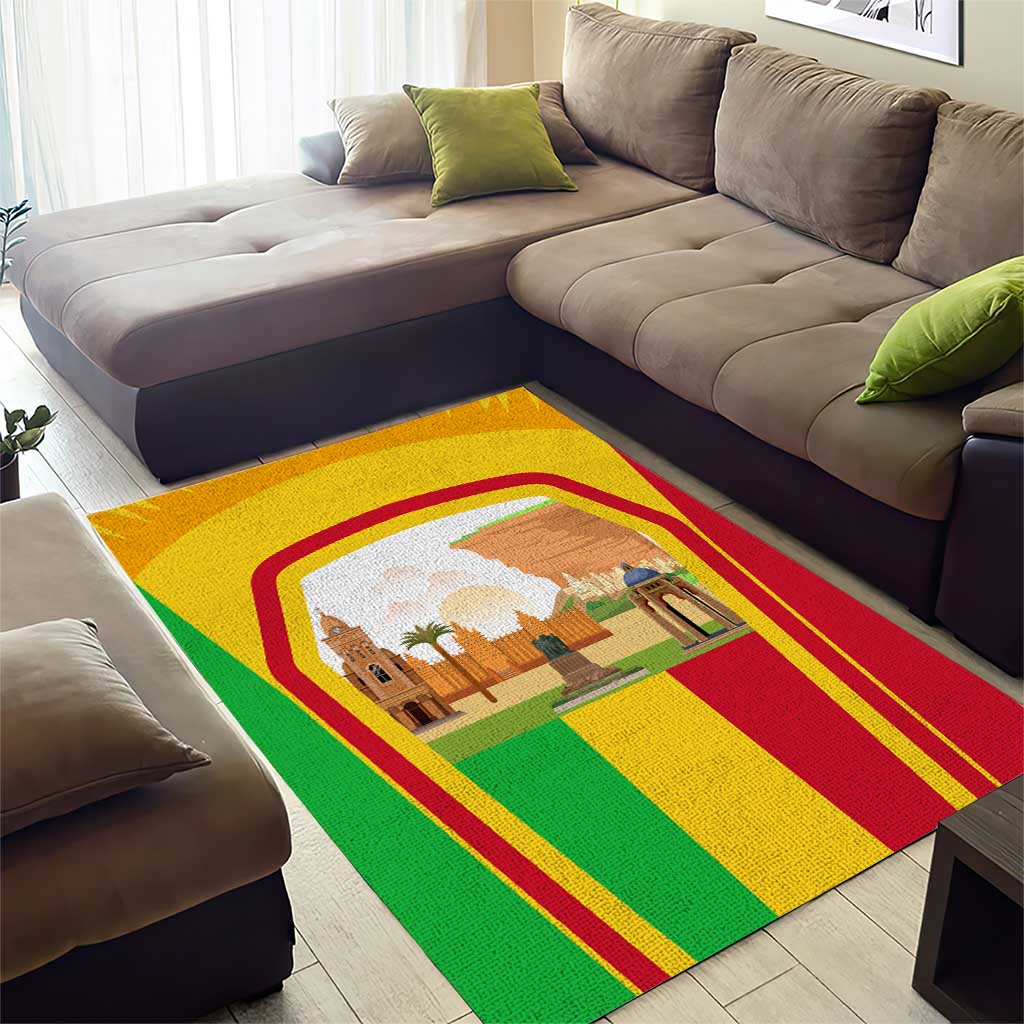 I Love Mali Area Rug Famous Tourist Destinations