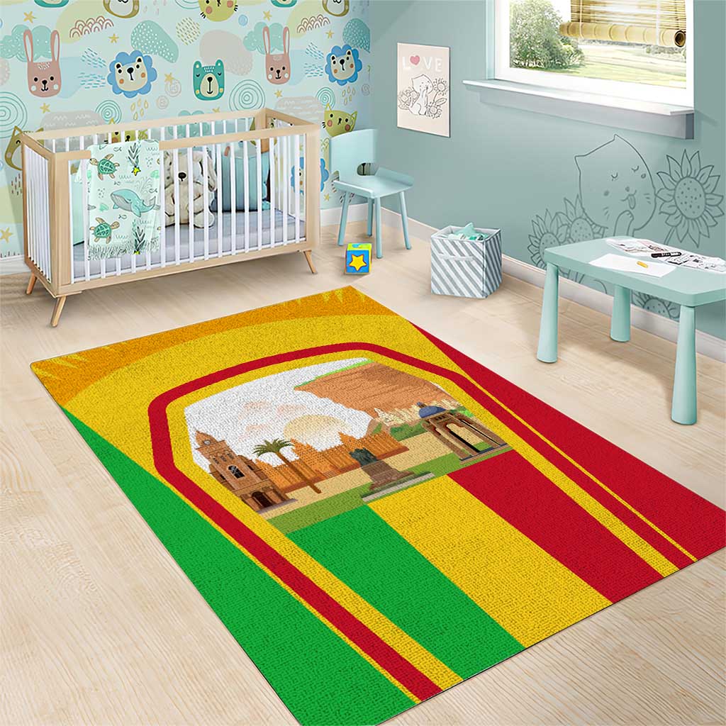 I Love Mali Area Rug Famous Tourist Destinations