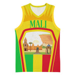 I Love Mali Basketball Jersey Famous Tourist Destinations TS04