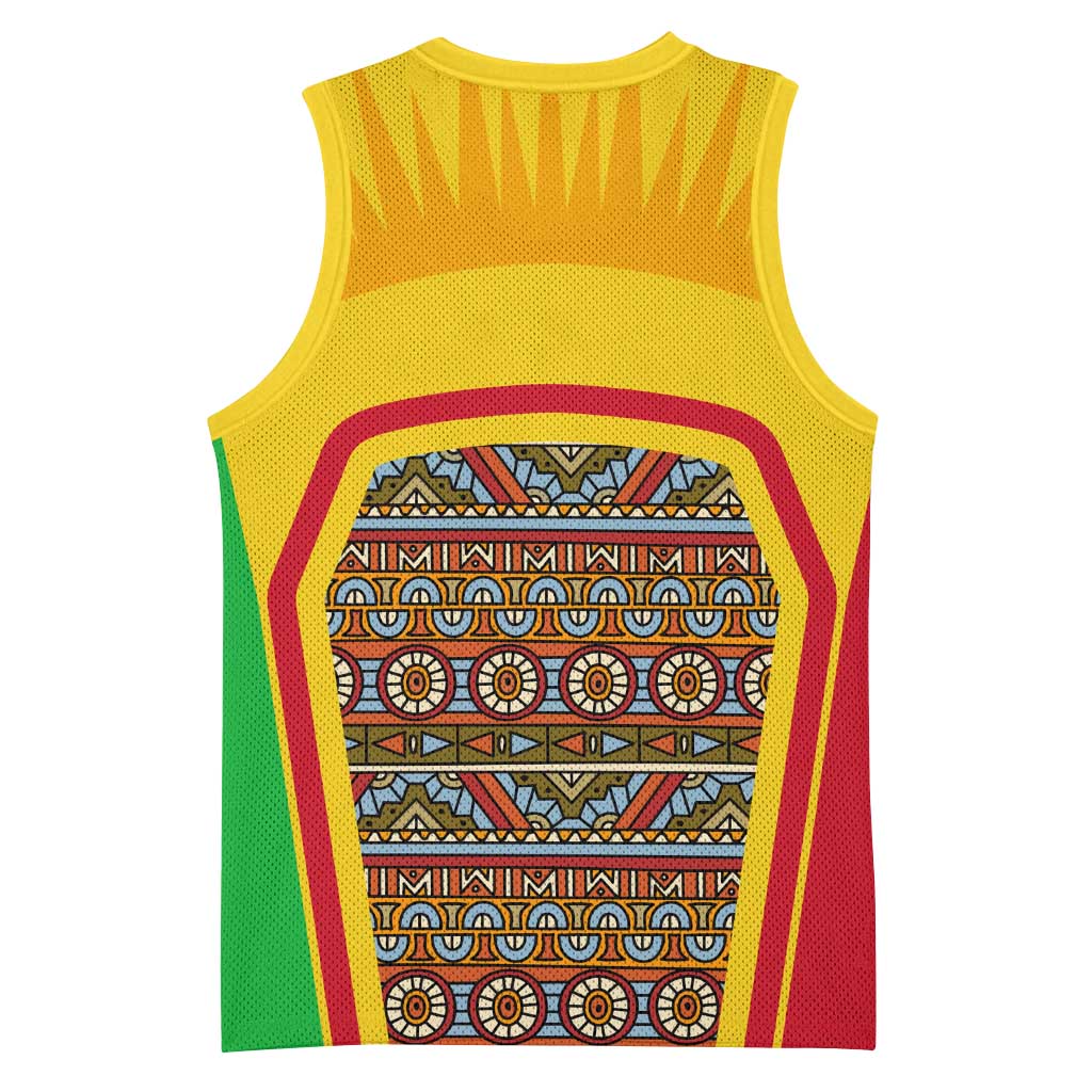 I Love Mali Basketball Jersey Famous Tourist Destinations TS04