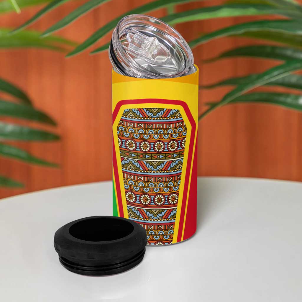 I Love Mali 4 in 1 Can Cooler Tumbler Famous Tourist Destinations