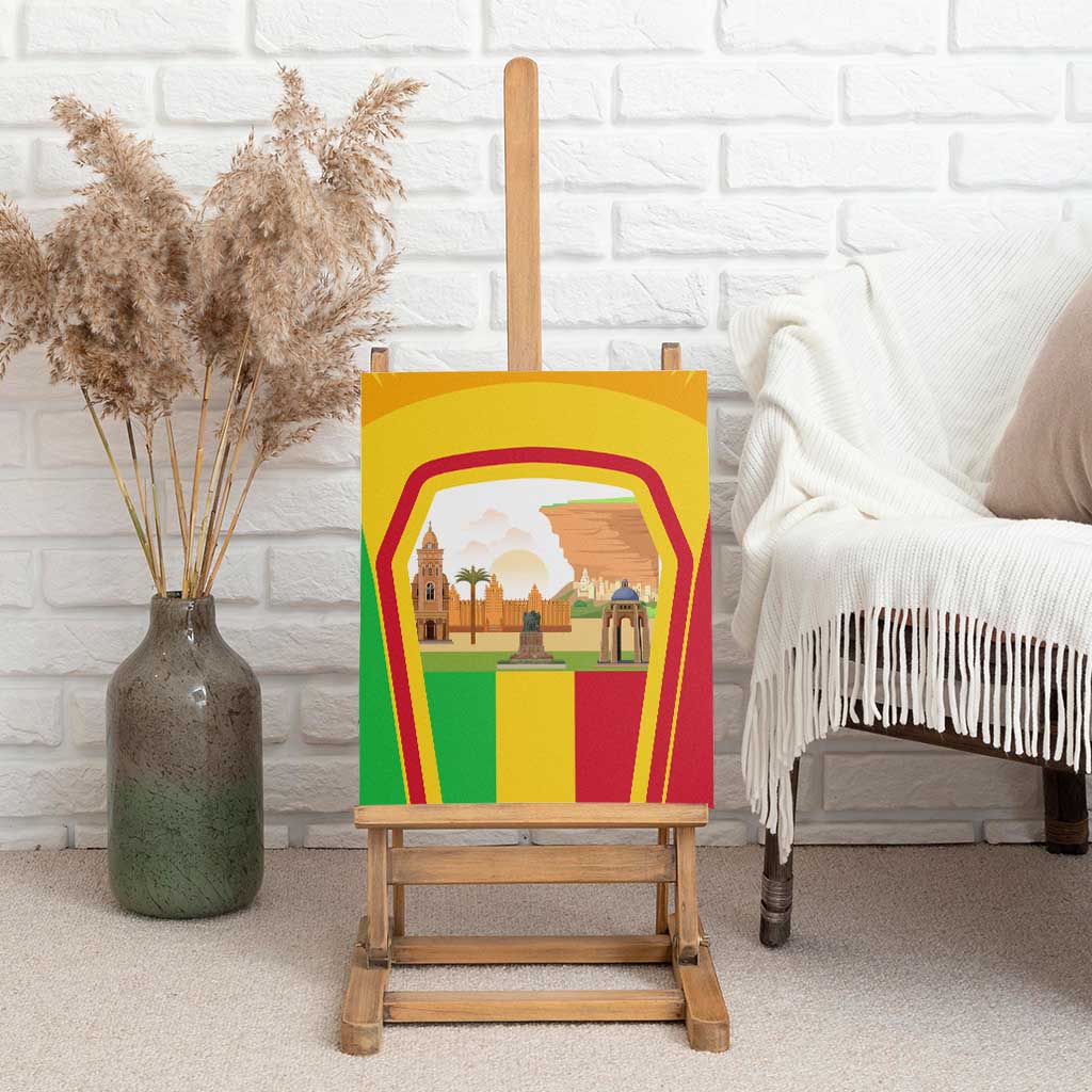 I Love Mali Canvas Wall Art Famous Tourist Destinations