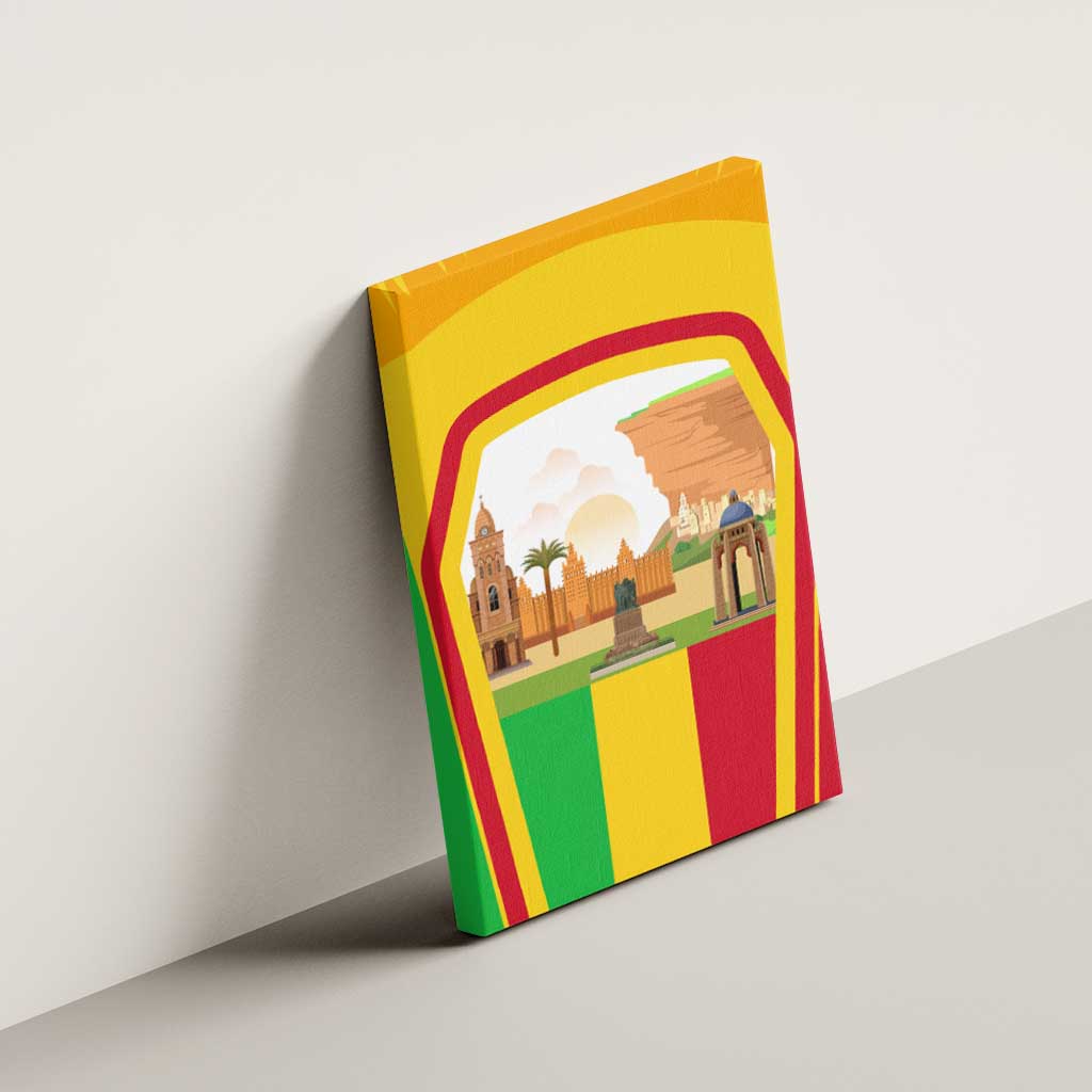 I Love Mali Canvas Wall Art Famous Tourist Destinations