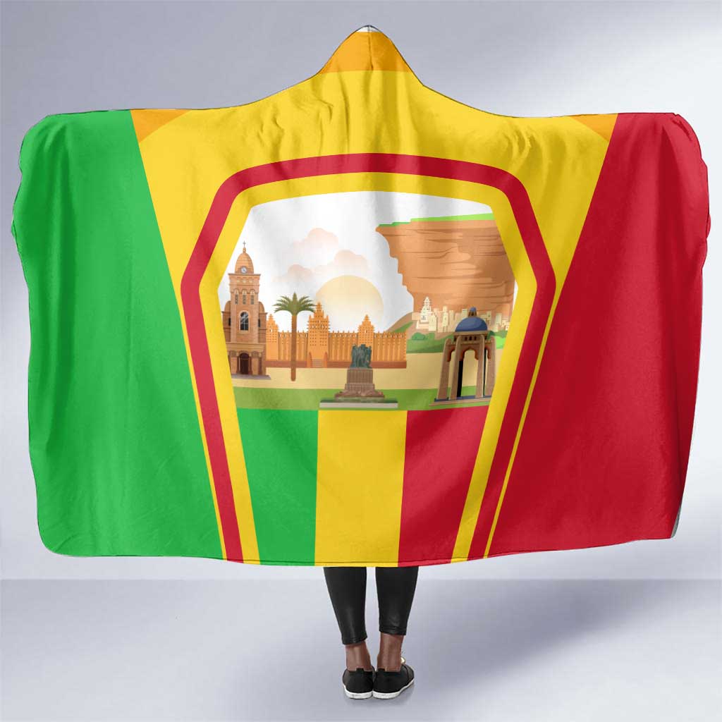 I Love Mali Hooded Blanket Famous Tourist Destinations