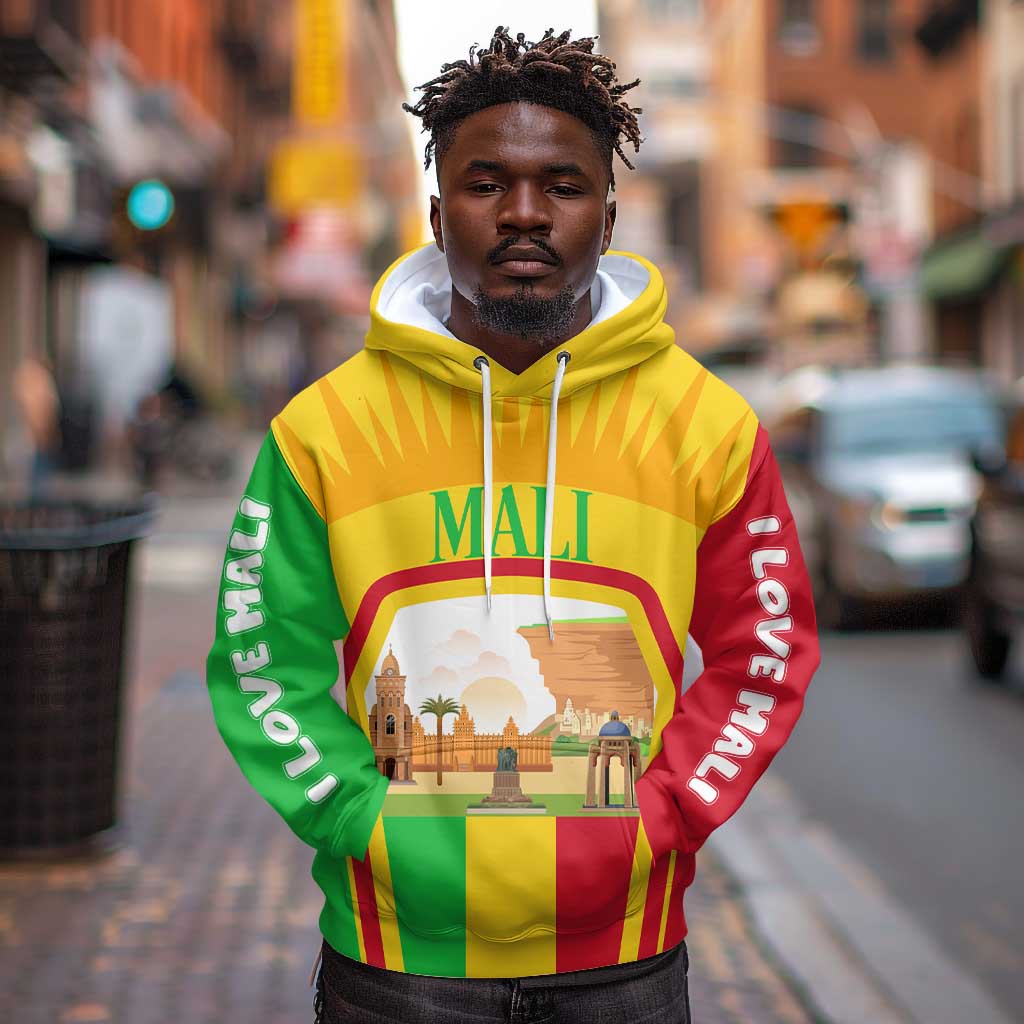 I Love Mali Hoodie Famous Tourist Destinations