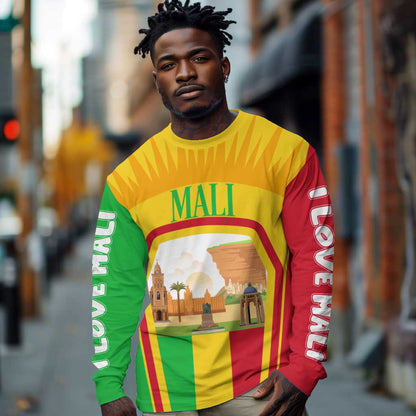 I Love Mali Long Sleeve Shirt Famous Tourist Destinations