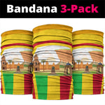I Love Mali Neck Gaiter Famous Tourist Destinations TS04