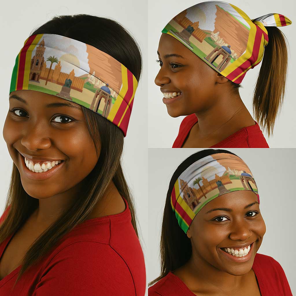 I Love Mali Neck Gaiter Famous Tourist Destinations TS04