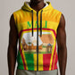 I Love Mali Sleeveless Zip Hoodie Famous Tourist Destinations - African Pride