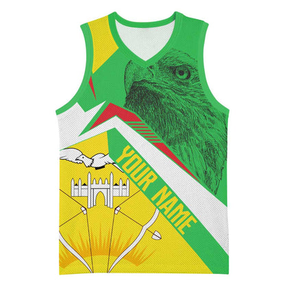Mali Vulture Eagles Basketball Jersey African Pattern Flag Color TS04