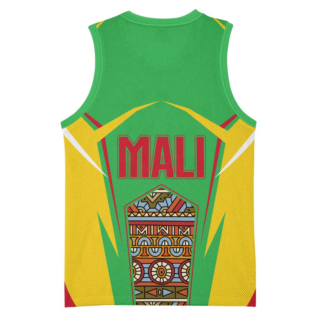 Mali Vulture Eagles Basketball Jersey African Pattern Flag Color TS04