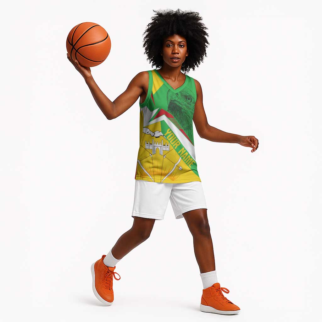 Mali Vulture Eagles Basketball Jersey African Pattern Flag Color TS04