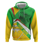 Mali Vulture Eagles Hoodie African Pattern Flag Color