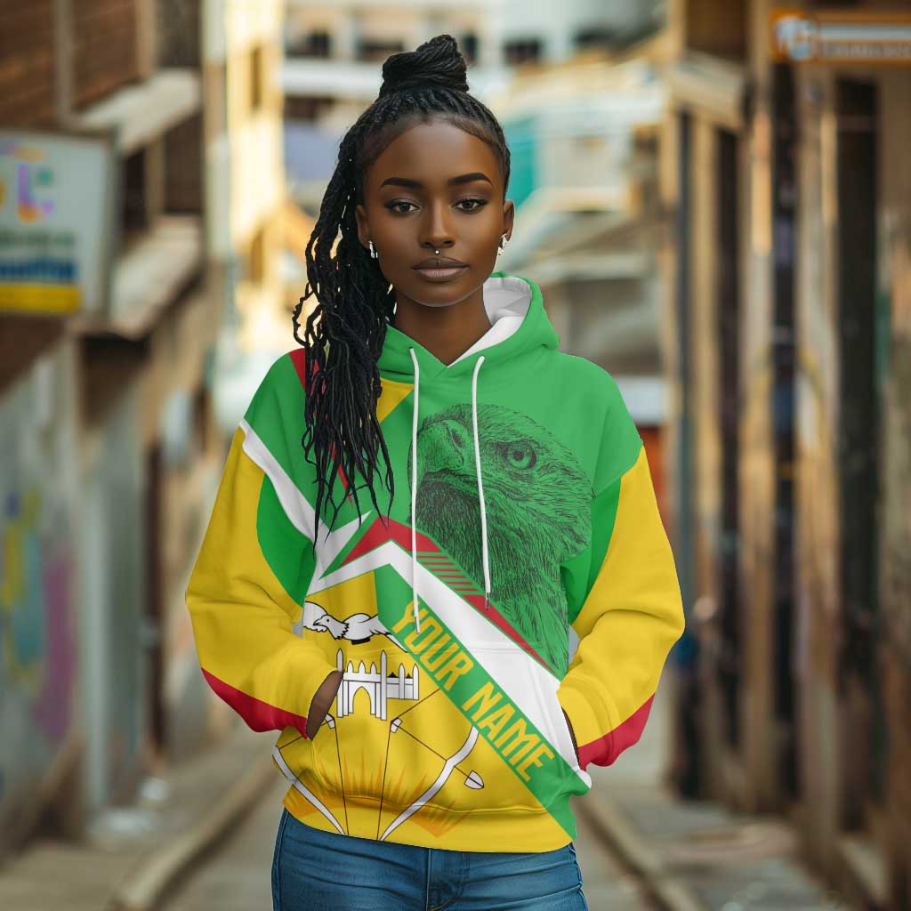 Mali Vulture Eagles Hoodie African Pattern Flag Color