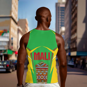 Mali Vulture Eagles Men Tank Top African Pattern Flag Color