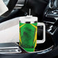 Mali Vulture Eagles Tumbler With Handle African Pattern Flag Color
