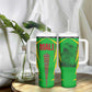 Mali Vulture Eagles Tumbler With Handle African Pattern Flag Color