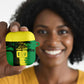 Personalized Senegal Football Lion AirPods Case Fierce Roaring Lion Soccer Art With Senegal Flag