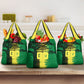 Personalized Senegal Football Lion Grocery Bag Fierce Roaring Lion Soccer Art With Senegal Flag