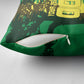 Personalized Senegal Football Lion Pillow Cover Fierce Roaring Lion Soccer Art With Senegal Flag